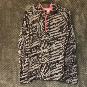 Black and Purple/Grey Athletic Sweatshirt